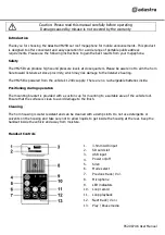 Preview for 2 page of Avsl adastra VM25B User Manual