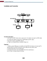 Preview for 5 page of AVYCON AVA HDMI-SPT-1IN2OUT-HDR2 Manual