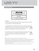 Preview for 4 page of AWA LC-46G58 Operating Instructions Manual