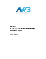 AWB PC200 User Manual preview