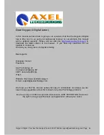 Preview for 63 page of Axel Oxygen 4 Manual