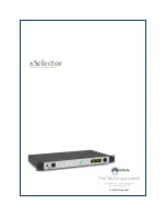 Preview for 1 page of Axia xSelector Installation & User Manual