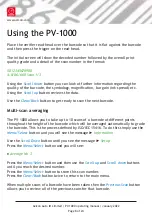 Preview for 8 page of Axicon PV-1000 Operating Instructions Manual