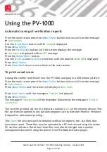 Preview for 10 page of Axicon PV-1000 Operating Instructions Manual