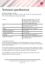 Preview for 17 page of Axicon PV-1000 Operating Instructions Manual