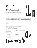 Preview for 7 page of AXIL AN 0264 E User Manual