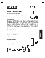 Preview for 15 page of AXIL AN 0264 E User Manual