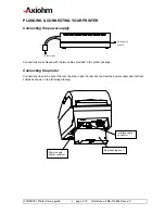 Preview for 4 page of Axiohm TPOSS001 Setup Manual