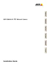 Axis Q8665-E Installation Manual preview