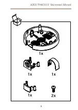 Preview for 3 page of Axis T94C01U Installation Manual