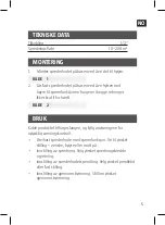 Preview for 5 page of Axley 010827 Operating Instructions Manual