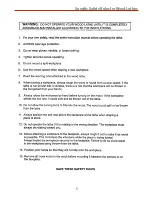 Preview for 5 page of Axminster Craft AC370WL Original Instructions Manual