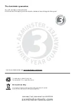 Preview for 24 page of Axminster Trade 502703 Original Instructions Manual