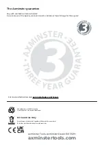 Preview for 20 page of Axminster 107627 Original Instructions Manual