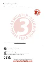 Preview for 20 page of Axminster 107696 Original Instructions Manual