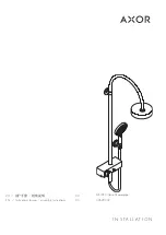 Axor Citterio Showerpipe 39620007 Instructions For Use/Assembly Instructions preview