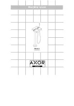 Preview for 121 page of Axor Starck X 10406000 Assembly Instructions Manual