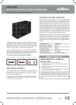 Preview for 2 page of AXTON ATB120QB Installation & Operation Manual