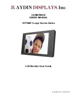 Aydin Displays CFP32W1 Large Screen Series User Manual preview