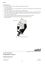 Preview for 12 page of Azbil Inflex GD WY5110 Specifications & Instructions