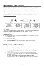 Preview for 13 page of Azure A224BEV-S Use & Care Manual
