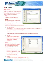 Preview for 34 page of AzureWave AW-GA821 User Manual