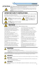 Preview for 3 page of B-Air Vent VP-50H Instruction Manual