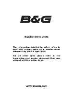 Preview for 107 page of B & G H3000 Pilot Owner'S Manual