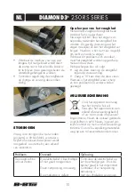 Preview for 10 page of B+BTec Diamond 3 250RS Series Operating Manual