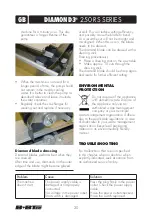 Preview for 20 page of B+BTec Diamond 3 250RS Series Operating Manual