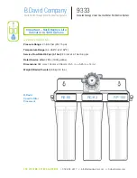 Preview for 2 page of B.David Company 9333 Installation And Operating Instruction Manual