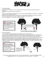 Preview for 21 page of b4Adventure slackers ZIPLINE SLA.512 Manual