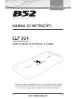 Preview for 21 page of B52 ELP 32.2 Instruction Manual