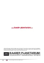 Preview for 24 page of Baader Planetarium TRIBAND-SCT Manual