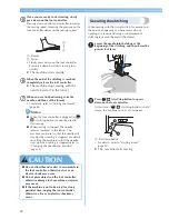 Preview for 46 page of Baby Lock BL50A Instruction And Reference Manual