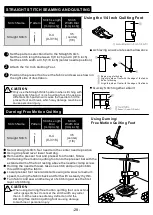 Preview for 30 page of Baby Lock Jazz BLMJZ Instruction And Reference Manual