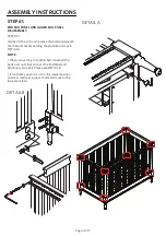 Preview for 4 page of baby&child AIRIN SPINDLE CRIB TODDLER
CONVERSION KIT 105196 Instructions Manual