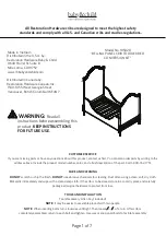 Preview for 1 page of baby&child BELLINA PANEL CRIB TODDLER BED CONVERSION KIT 105028 Manual