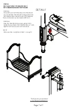 Preview for 7 page of baby&child BELLINA PANEL CRIB TODDLER BED CONVERSION KIT 105028 Manual