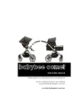 Babybee Prams Comet Instruction Manual preview