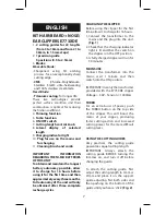 Preview for 7 page of BaByliss for MEN E773XDE Manual