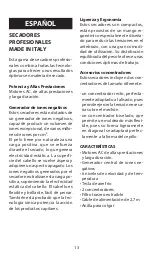 Preview for 13 page of BaByliss PRO BAB6360IBE Quick Manual