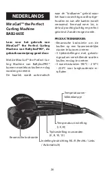 Preview for 26 page of BaByliss PRO MiraCurl the Perfect Curling Machine Manual