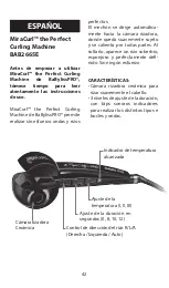 Preview for 42 page of BaByliss PRO MiraCurl the Perfect Curling Machine Manual