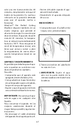 Preview for 47 page of BaByliss PRO MiraCurl the Perfect Curling Machine Manual