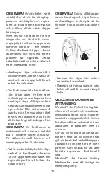 Preview for 70 page of BaByliss PRO MiraCurl the Perfect Curling Machine Manual