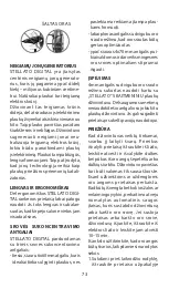 Preview for 73 page of BaBylissPro STELLATODIGITAL 4rtists Manual