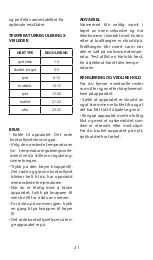 Preview for 21 page of BaBylissPro Titanium Tourmaline BAB2281TTE Manual