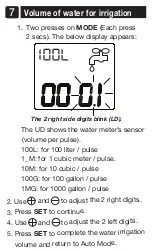 Preview for 10 page of Baccara G75-BWM User Manual