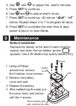 Preview for 12 page of Baccara G75-BWM User Manual